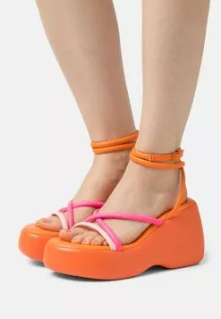 Call It Spring Bubblegumm - Sandalen Met Hoge Hak - Bright Orange