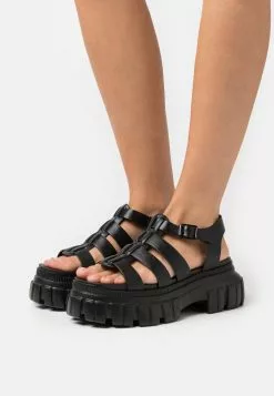 Call It Spring Vegan Kesara - Sandalen Met Plateauzool - Black