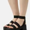 Call It Spring Vegan Shelbyy - Sandalen Met Plateauzool - Black