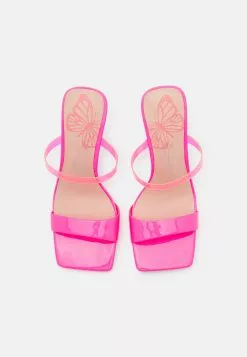 Call It Spring Vegan Papillon - Muiltjes Met Hak - Bright Pink -Call It Spring Winkel 0e1d2540d9a9442e9efd894b619ed2b7