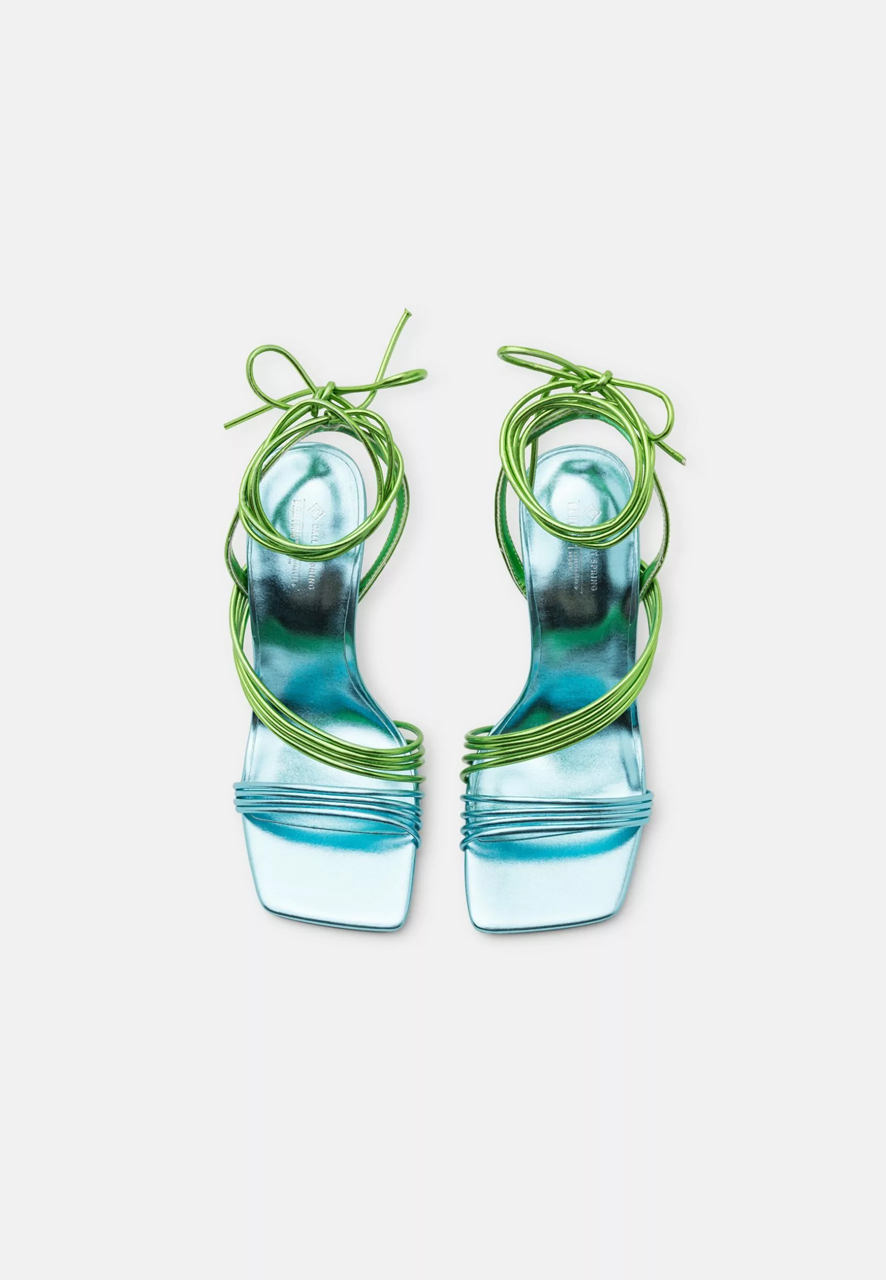 Call It Spring Cherries Vegan- Sandalen Met Hoge Hak - Dark Green 8 Call It Spring Cherries Vegan- Sandalen Met Hoge Hak - Dark Green - Afbeelding 6