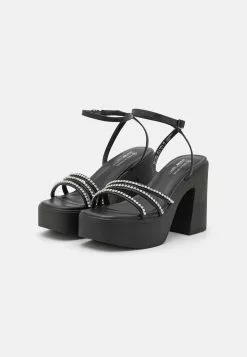 Call It Spring Vegan Iriss - Sandalen Met Plateauzool - Black -Call It Spring Winkel 518c5b144758469a9222a95afab6b7a8