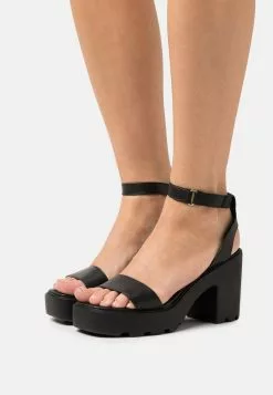 Call It Spring Vegan Wave - Sandalen Met Plateauzool - Black