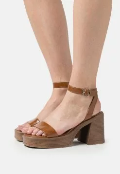 Call It Spring Cindey - Sandalen Met Hoge Hak - Dark Brown